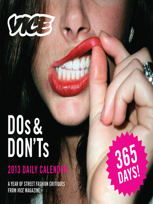 Title details for 2013 Daily Calendar - Vice Dos and Don'ts by Vice Magazine - Available